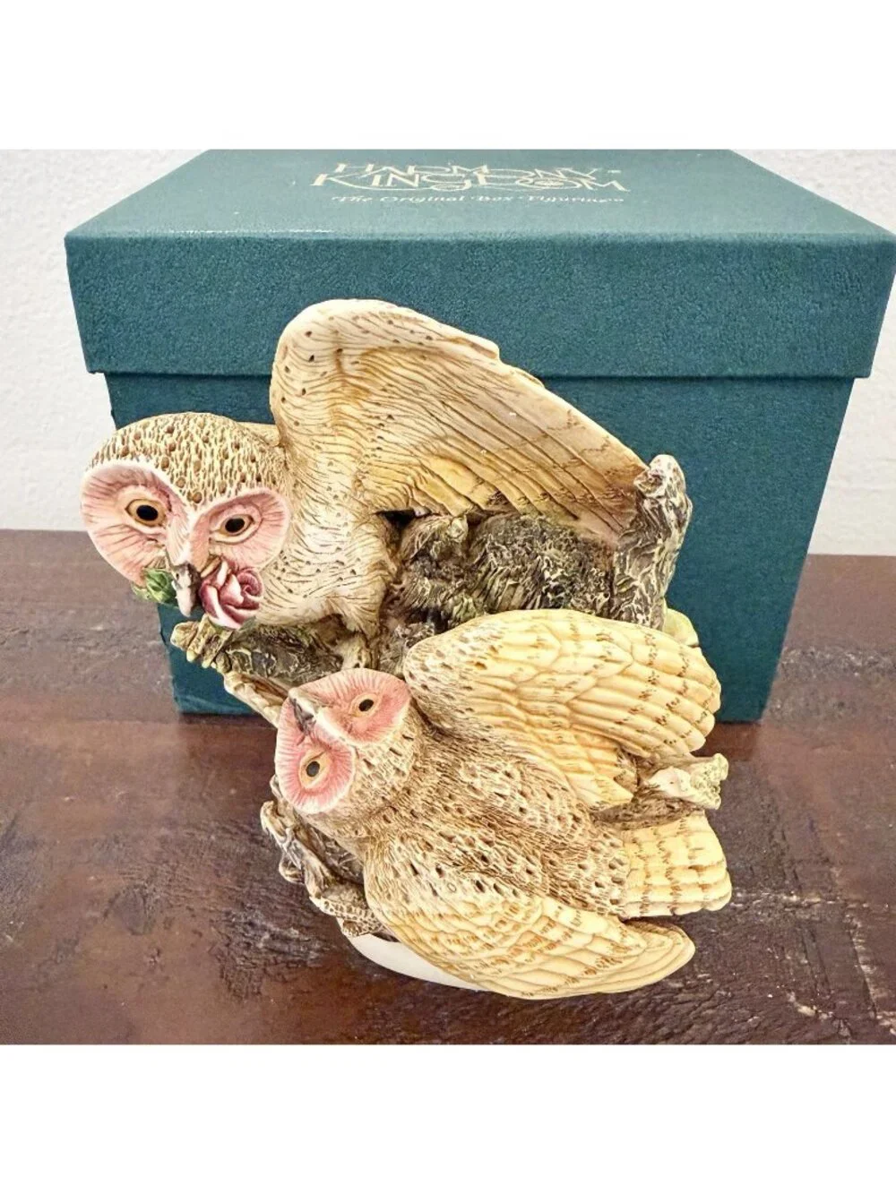Harmony Kingdom Tender Is The Night Barn Owl Box Figurine TJSER99 W/ Box